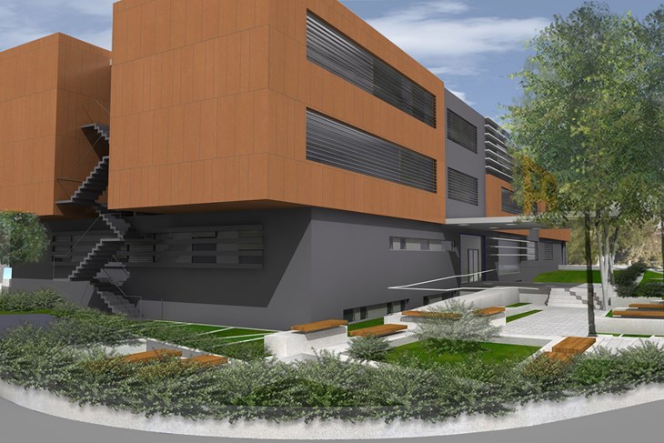 Izgradnja bi trebala početi na jesen - simulacija nove zgrade Medicinske škole